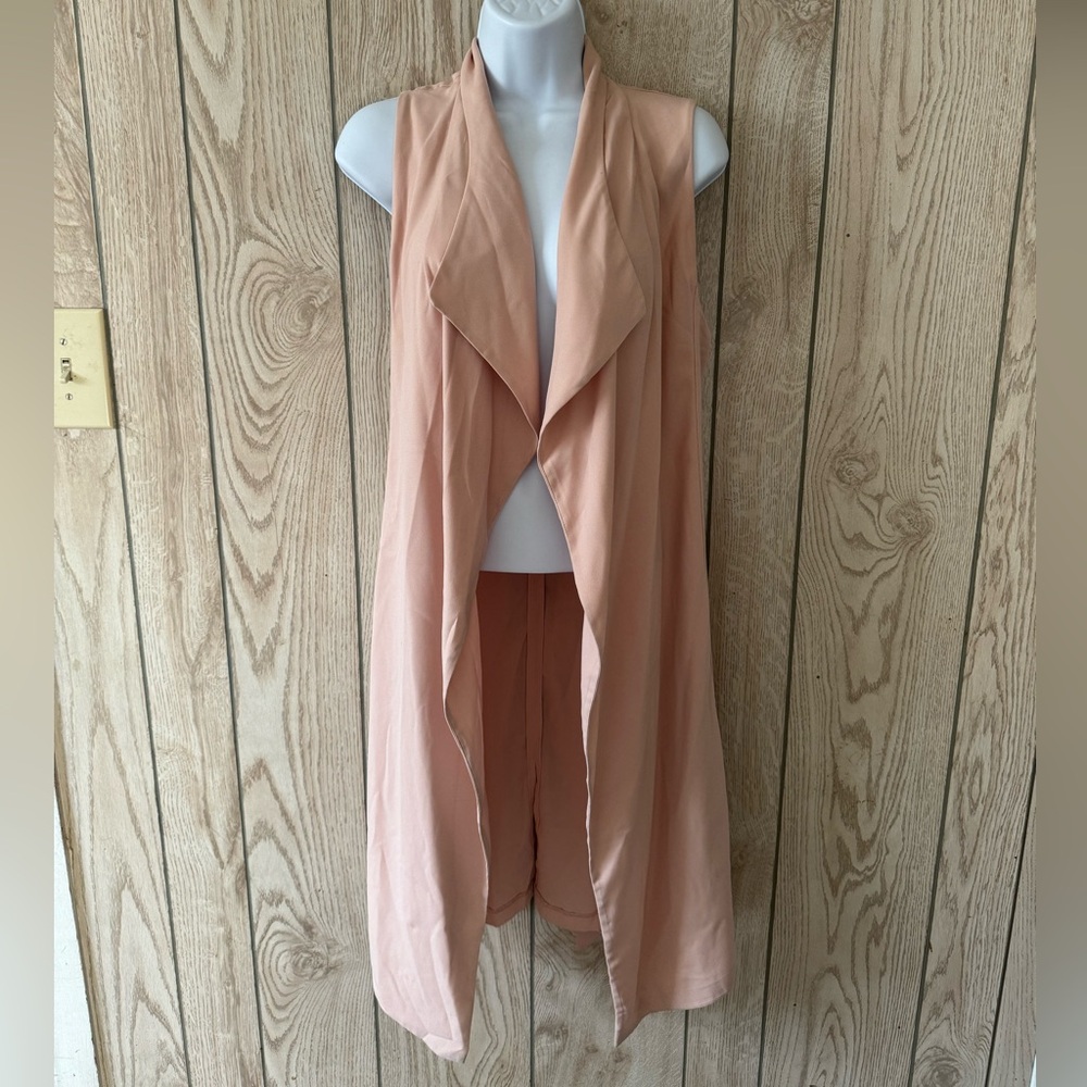Forever 21 Sleeveless Pink Duster, Women’s M